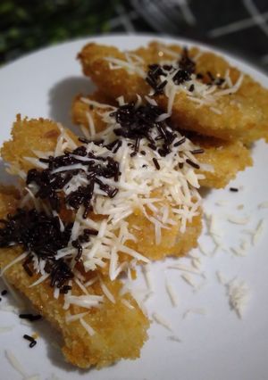 Foto resep Pisang goreng pasir coklat keju