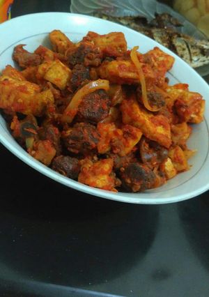 Foto resep Tahu ati ampela sambalado