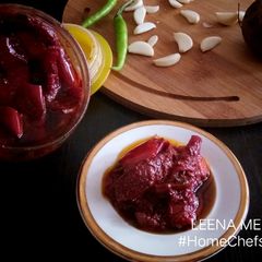 Beetroot & Red Chilli Pickle A picture of Beetroot & Red Chilli Pickle.