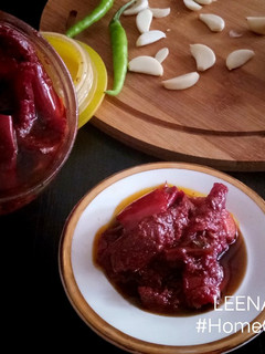 A picture of Beetroot & Red Chilli Pickle.