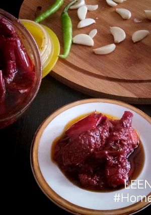 A picture of Beetroot & Red Chilli Pickle.