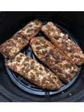 Bruschetta with Sausage and Cream Cheese