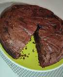 Torta de chocolate húmeda sin huevo, sin lácteos, apto Aplv