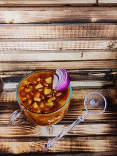 عکسی از دستور خوراک لوبیا چشم بلبلی و سیب زمینی