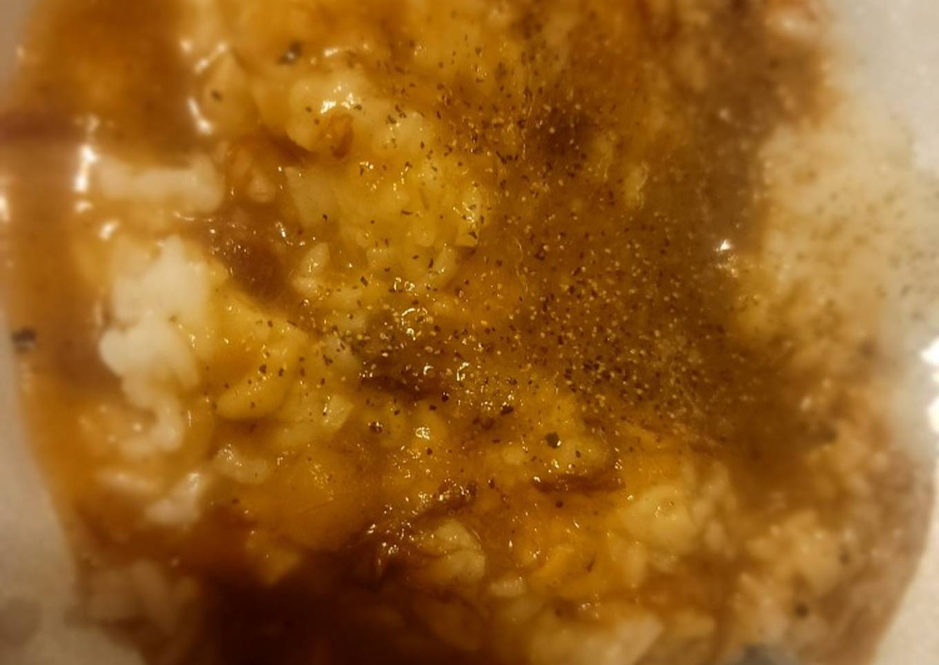 Lick Your Plate! Rice w/Oxtail Gravy: Simple, Delicious!