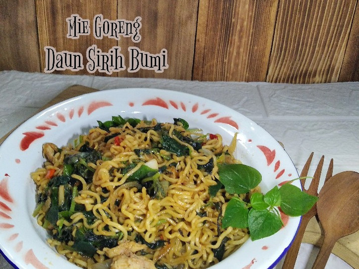 Resep *Mie Goreng Daun Sirih Bumi*, Lezat Sekali