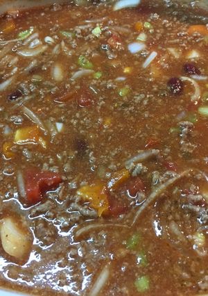 A picture of Unpretentious High Octane Chili!.