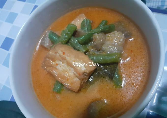 Bagaimana cara memasak Sayur santan tahu dijamin nikmat