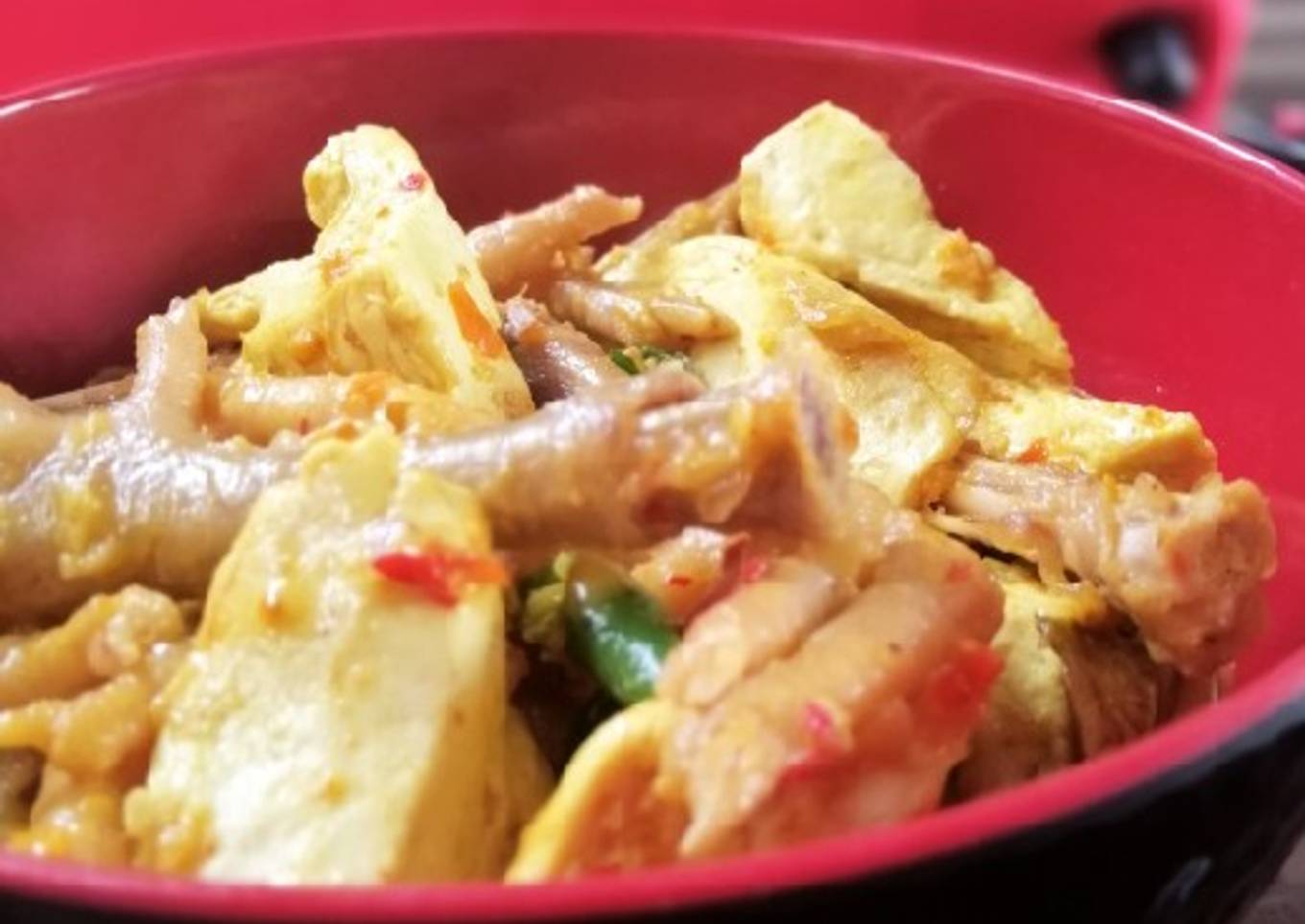 Tahu Ceker Bumbu Rujak 💛