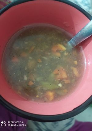 A picture of Veg soup.