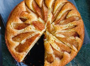 Foto resep Päronkaka (pear cake)