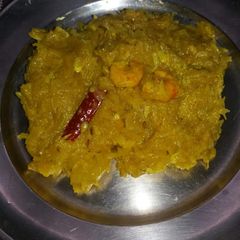 A picture of Raw papaya  prawn stir fry.
