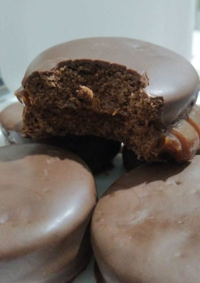 Una foto de Alfajores de chocolate sin gluten