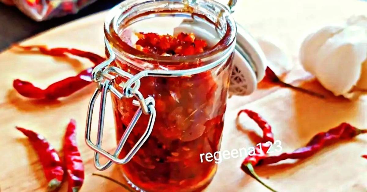 Resep Garlic Chili Oil Oleh Regeena_123🌷 - Cookpad