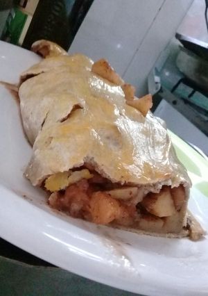 Una foto de Strudel de manzana light