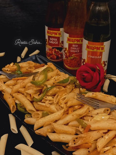 वेजिटेबल पास्ता (vegetable pasta recipe in Hindi) रेसिपी मुख्य फोटो