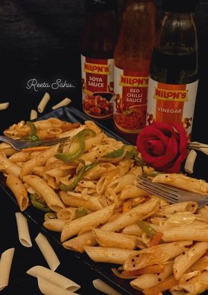 वेजिटेबल पास्ता (vegetable pasta recipe in Hindi) रेसिपी मुख्य फोटो