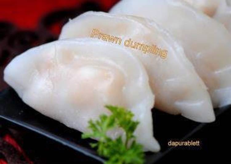 Resep Prawn Dumpling (Pangsit Rebus isi udang) yang Enak