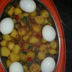 A picture of Curried liver potato.