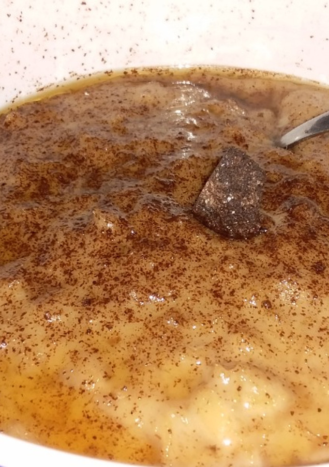 Una foto de Avena con café y cajeta