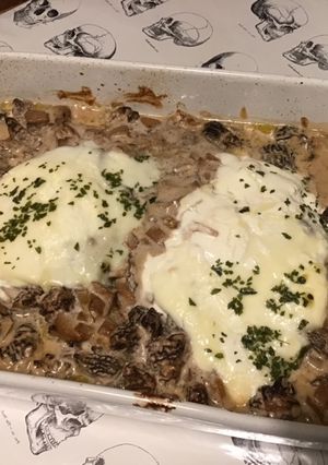 Une photo de Veau aux morilles et burrata