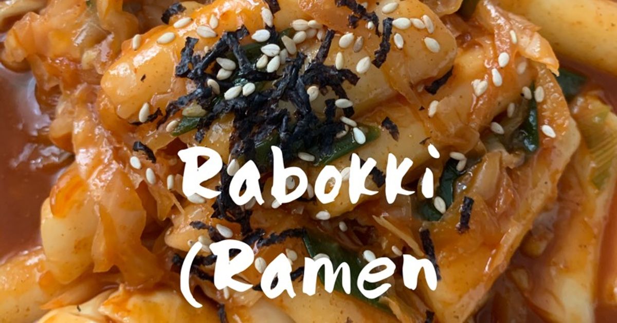 Resep Rappoki Resep Spicy Rabokki Alias Ramen & Tteokbokki oleh Anastachiles - Cookpad