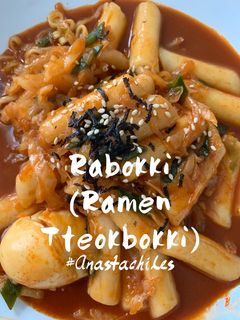 Foto resep Spicy Rabokki alias Ramen & Tteokbokki