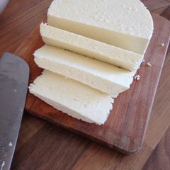 A picture of Homemade Paneer.