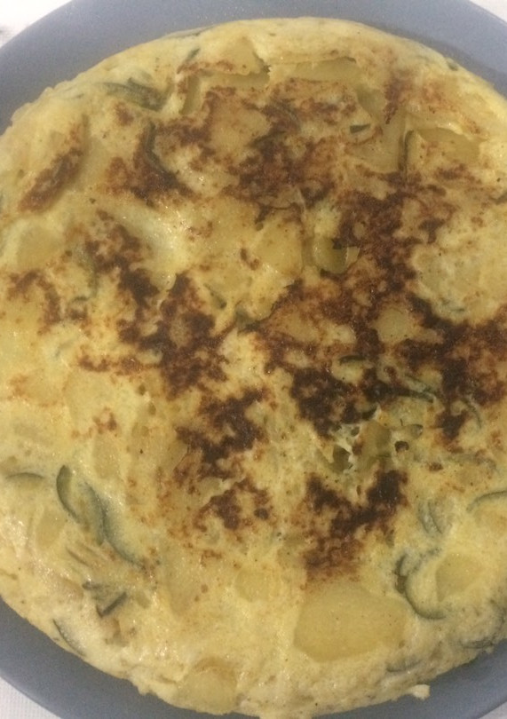 Una foto de Tortilla de calabacín