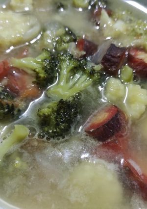 ভেজিটেবল স্যুপ (vegetable soup recipe in Bengali) রেসিপির প্রধান ছবি