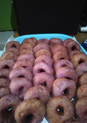 Foto resep Donat ubi ungu