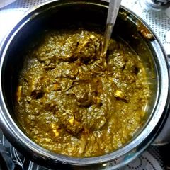 Palak paneer A picture of Palak paneer.