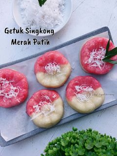 Foto resep Getuk Singkong Merah Putih