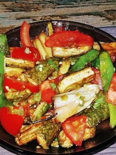 صورة لوصفة باذنجان وكوسه مخلله