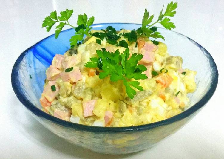 Auténtica ensaladilla rusa o Ensalada Olivier