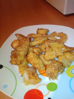 Una foto de Fritura de pescado con harina de garbanzos