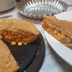 Una foto de Tarta vegana con masa casera!