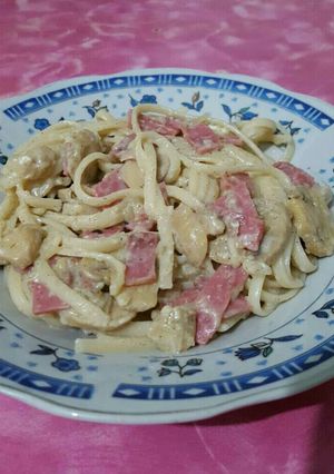 Foto resep Fettuccine Alfredo 