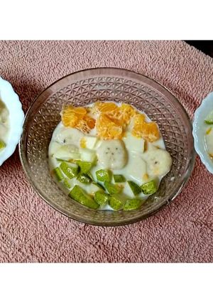 A picture of Creamy Fruits Salad.