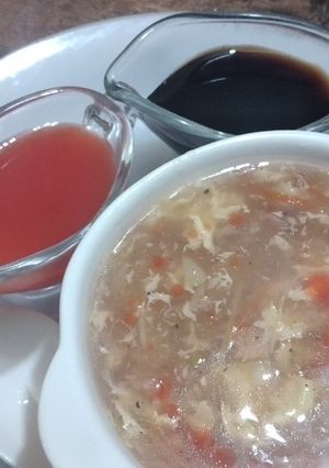 A picture of Chicken soup.