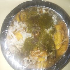 A picture of Dilli chat Ram ladoo.
