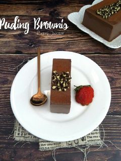 Foto resep Puding Brownis