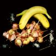Aperitivo de banana con bacon