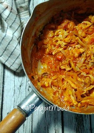 Foto resep Ayam Asam Manis untuk Isian Roti atau Topping Pizza/Spaghetti
