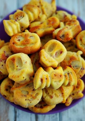 Une photo de Mini cakes salés pour halloween ou pas