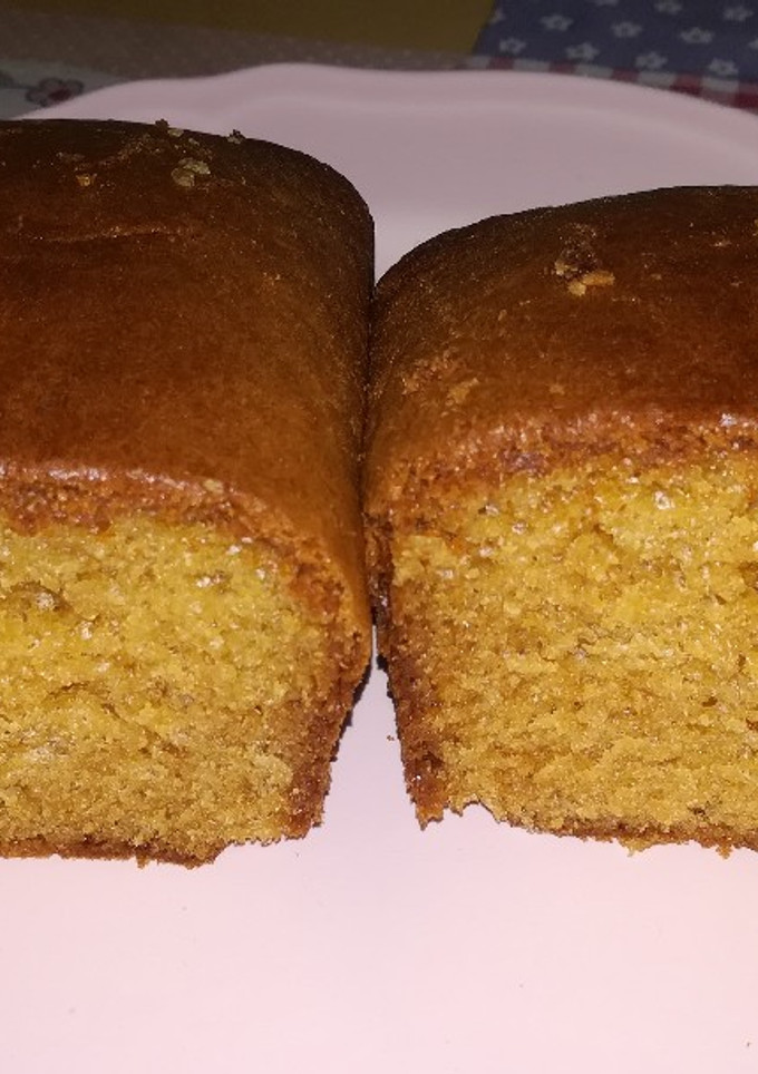 A picture of Cake with Cane Sugar and Only 2 Eggs.