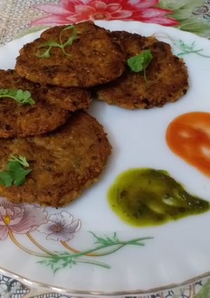 A picture of Khichdi ke kabab(saramye).