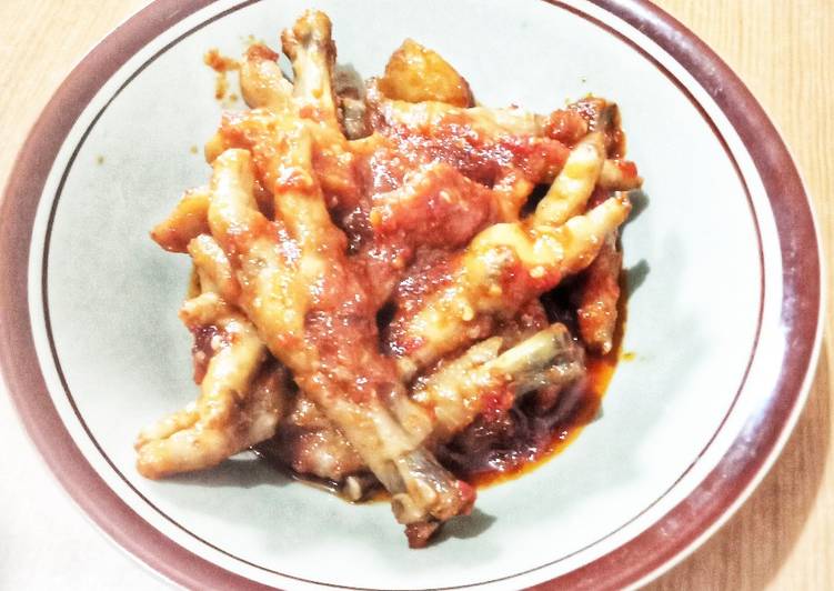 {Resep Ceker Ayam Mercon Anti Ribet