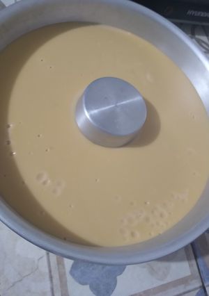 Una foto de Flan de dulce de leche