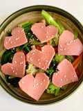 🥦 ผัดผักไส้กรอกรูปหัวใจ ❤️